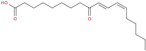 9 oxo 10,12 octadecadienoic acid, (e,z) 